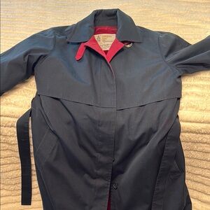 London Fog Womens Navy coat with liner